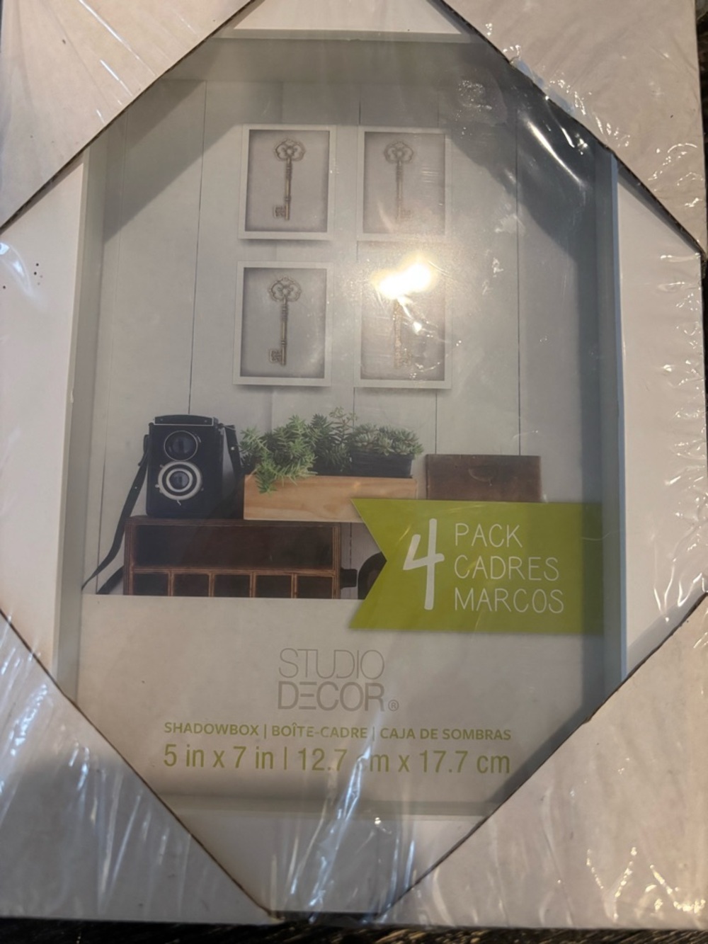 Studio Décor White Shadowbox Frame 4-Pack (5x7)